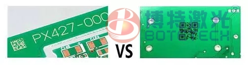 PCB打标对比