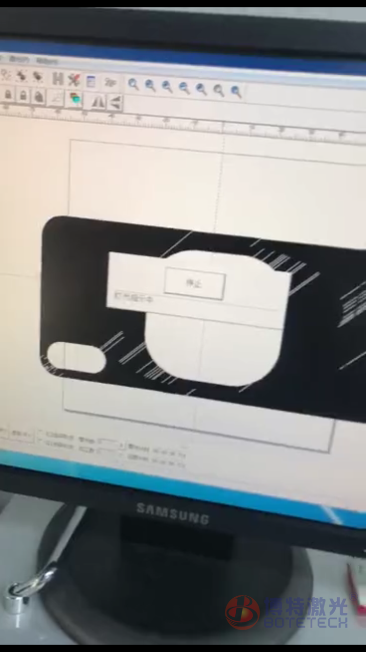手机壳激光拆解